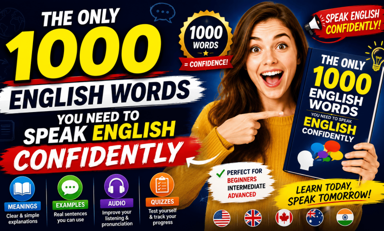 The Only 1000 English Words You Need to Speak English Confidently