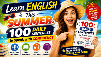 Learn English This Summer: 100 Daily Sentences to Speak with Confidence